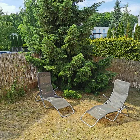 公寓 Apartament Bernadowska Lu B2 Parter Ogrodek 800m Morze 索波特